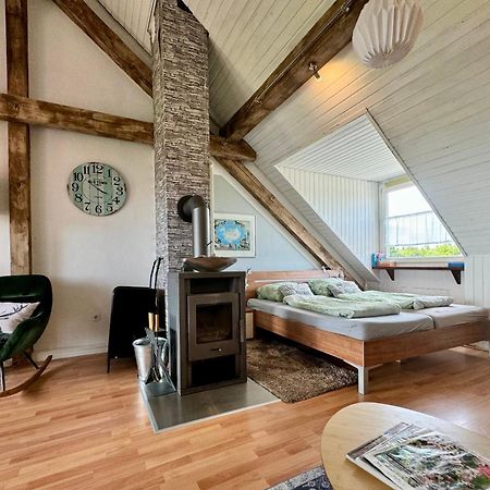 Hof Vierzehnender Im Hohen Venn - 70Qm Fachwerk-Studio - Grosses Wohn-Schlafzimmer Mit Dachterrasse Und Kaminofen - Separate Kueche - Perfekt Fuer Paare - Monschau - Eifel - Hunde Willkommen - Islandpferde エクステリア 写真