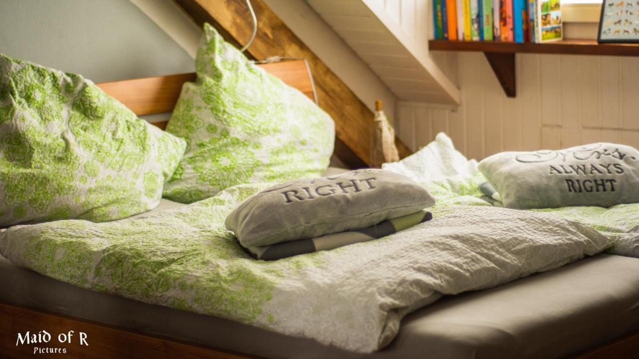 Hof Vierzehnender Im Hohen Venn - 70Qm Fachwerk-Studio - Grosses Wohn-Schlafzimmer Mit Dachterrasse Und Kaminofen - Separate Kueche - Perfekt Fuer Paare - Monschau - Eifel - Hunde Willkommen - Islandpferde エクステリア 写真
