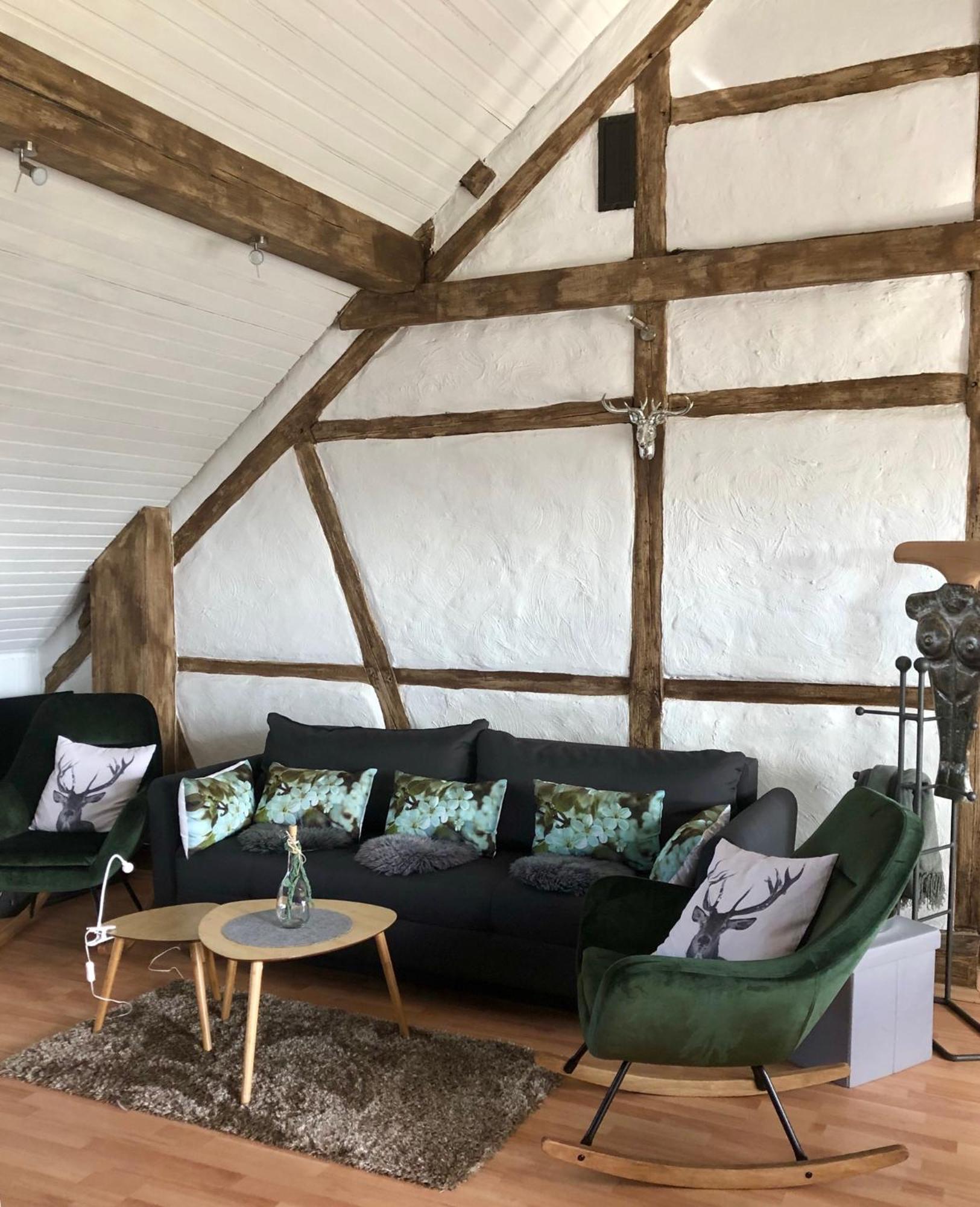 Hof Vierzehnender Im Hohen Venn - 70Qm Fachwerk-Studio - Grosses Wohn-Schlafzimmer Mit Dachterrasse Und Kaminofen - Separate Kueche - Perfekt Fuer Paare - Monschau - Eifel - Hunde Willkommen - Islandpferde エクステリア 写真