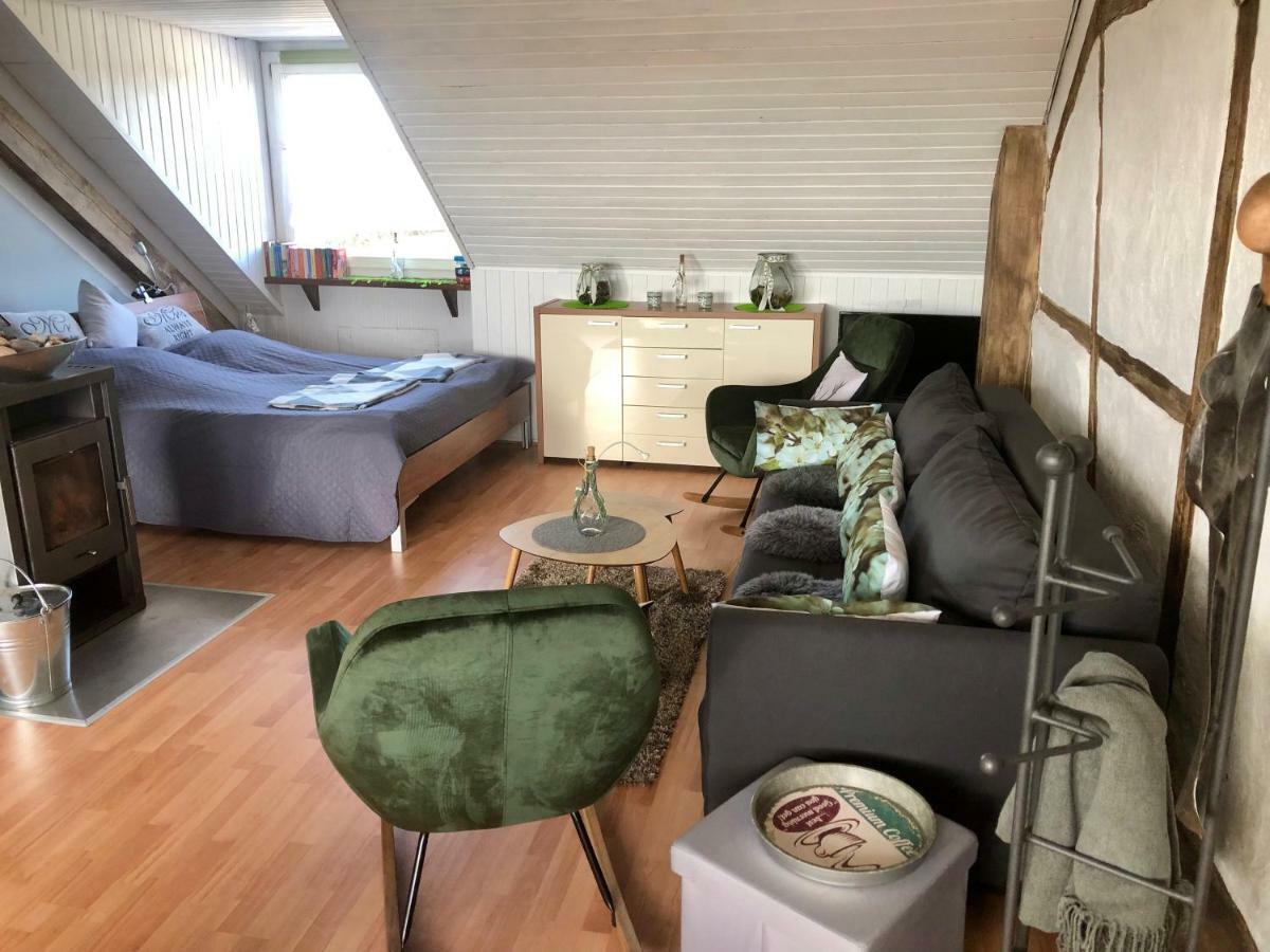 Studio - Grosses Wohn-Schlafzimmer - Dachterrasse - Kamin - Kuche - Hohes Venn - Monschau - Eifel - Hunde Willkommen Beim Hof Vierzehnender エクステリア 写真